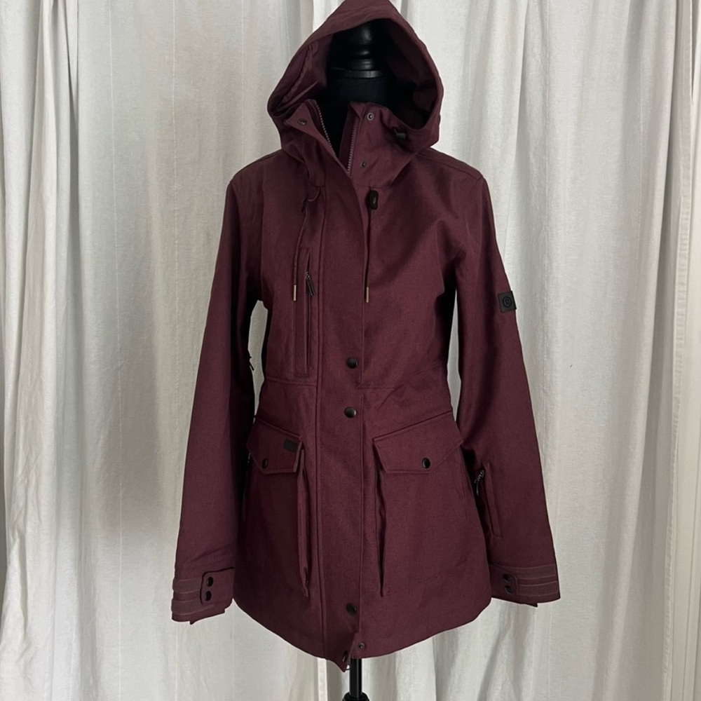 Ride Capital Shell Jacket - Women's Maroon (Red Wine) Snowboarding Jacket Winter